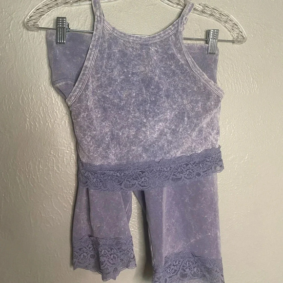 Colsie Tops - Blue two piece colsie set